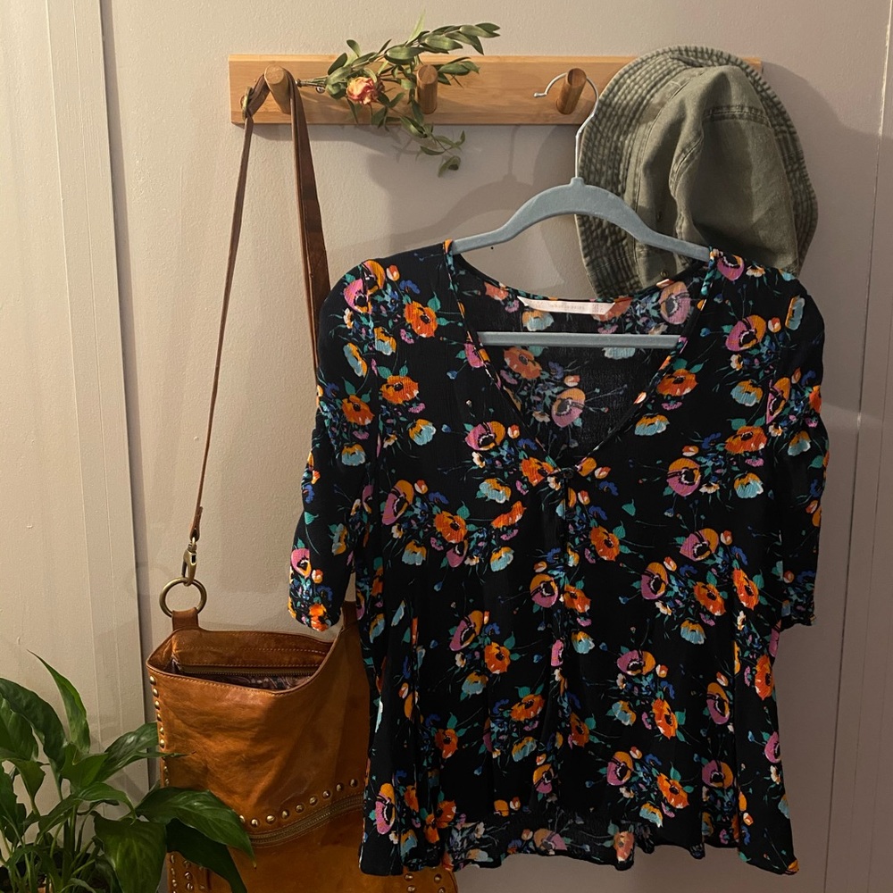 Zara Floral Blouse